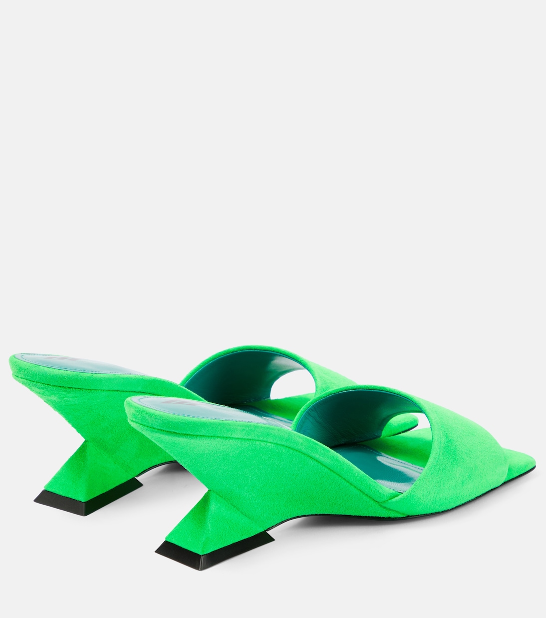 Pantoletten Cheope aus Veloursleder | The Attico