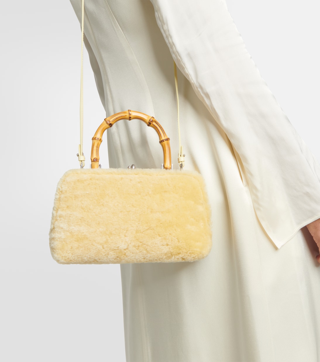Sac Goji Small en shearling | Jil Sander