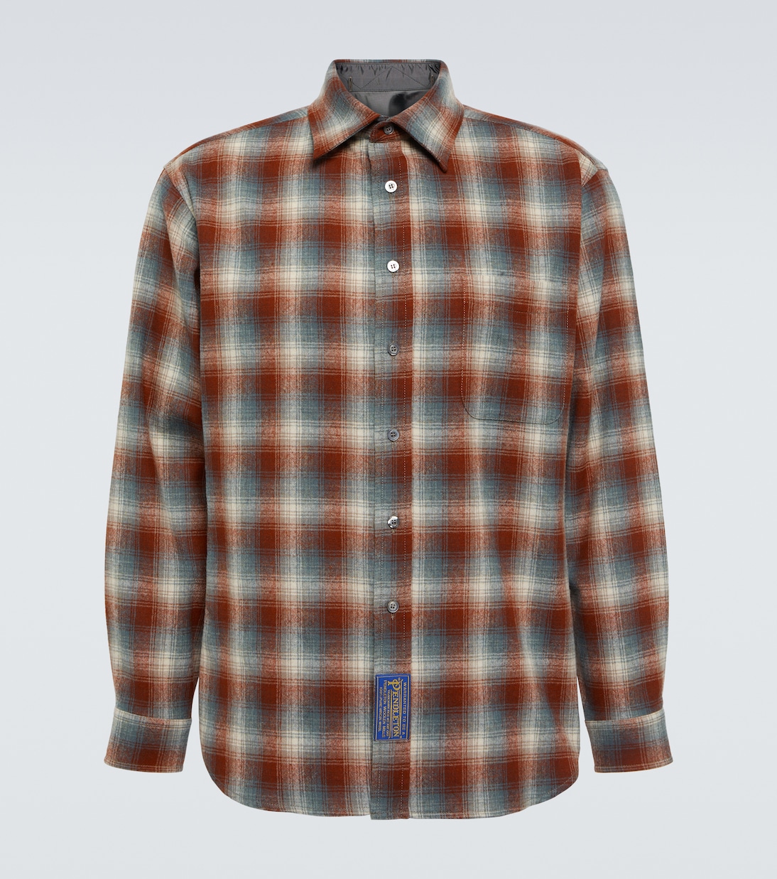 x Pendleton camisa de lana a cuadros | Maison Margiela