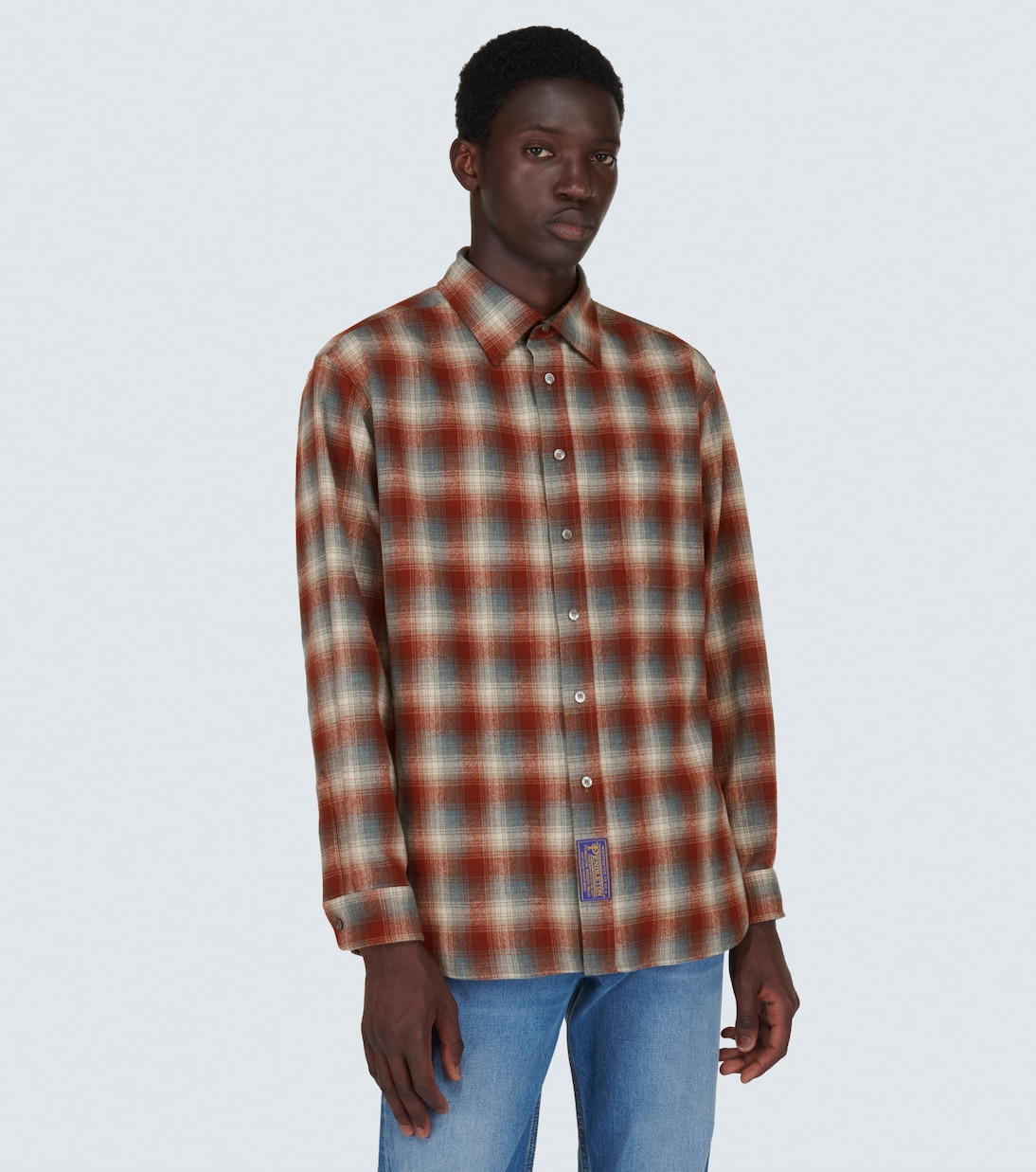 x Pendleton camisa de lana a cuadros | Maison Margiela