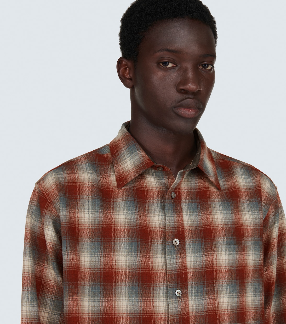 x Pendleton camisa de lana a cuadros | Maison Margiela