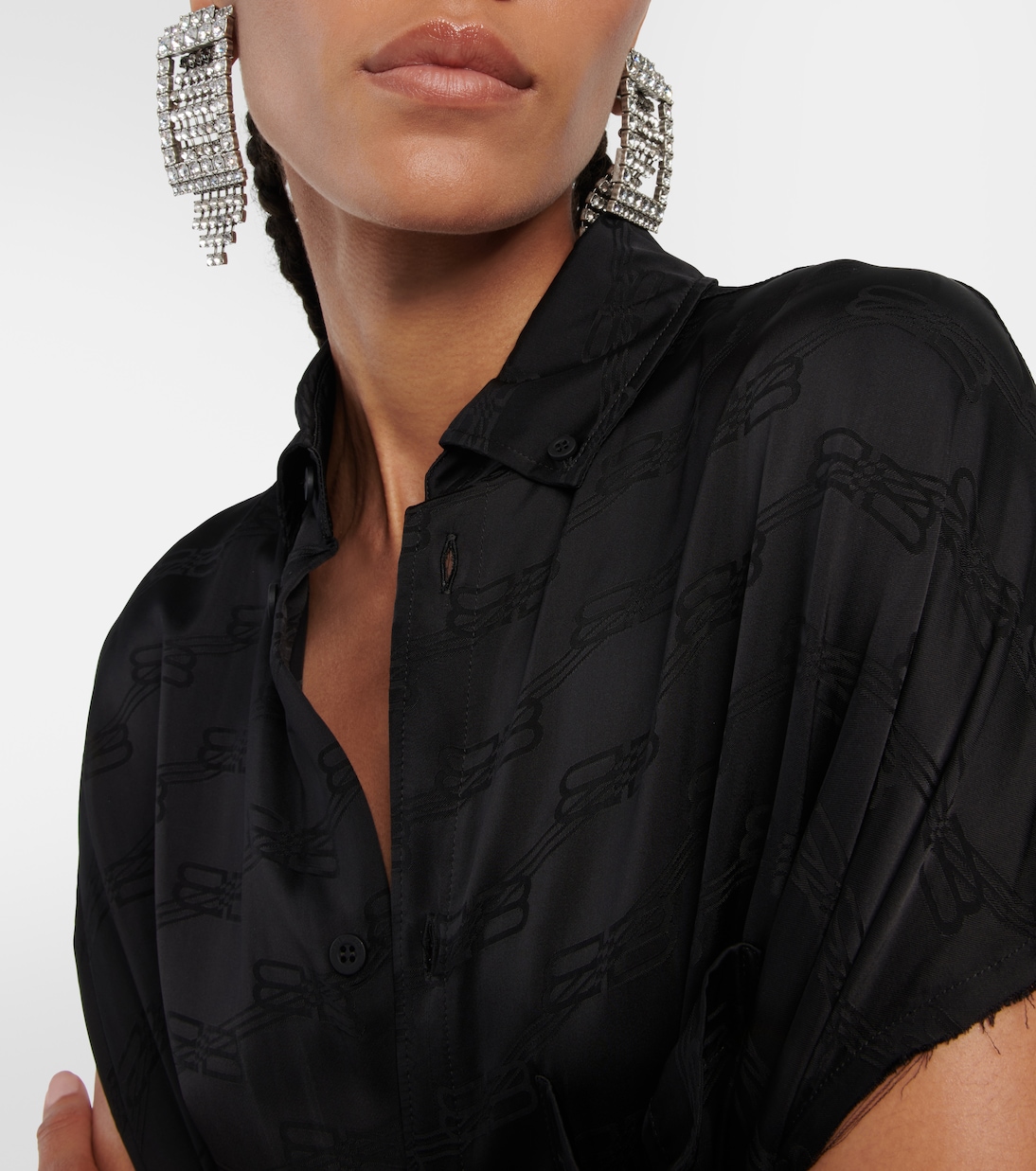 Pendientes Club con cristales | Balenciaga