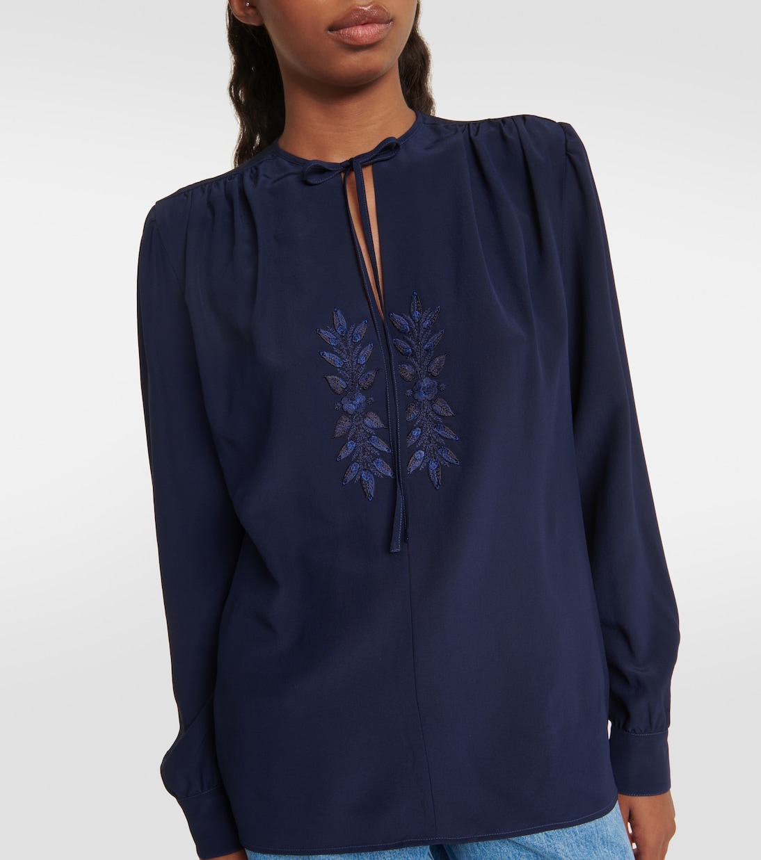 Blusa in seta con ricamo | Etro