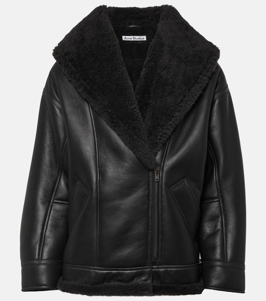 Lederjacke mit Shearling | Acne Studios