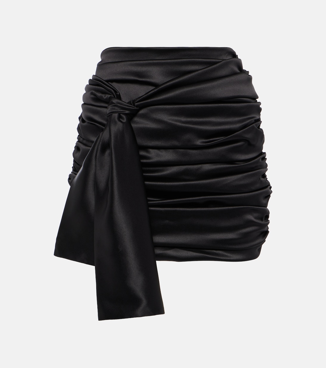 Mini-jupe en satin de soie mélangée | Dolce&Gabbana