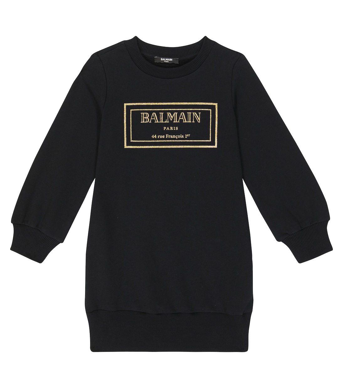 Vestido de jersey en mezcla de algodón | Balmain Kids