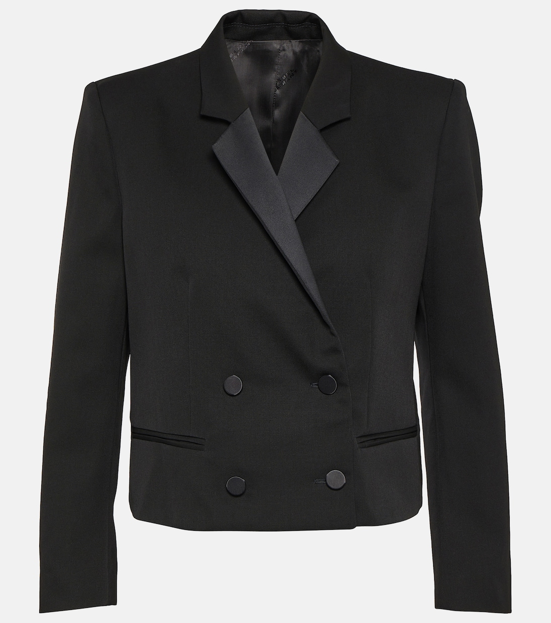 Hastagd cropped wool tuxedo jacket | Isabel Marant