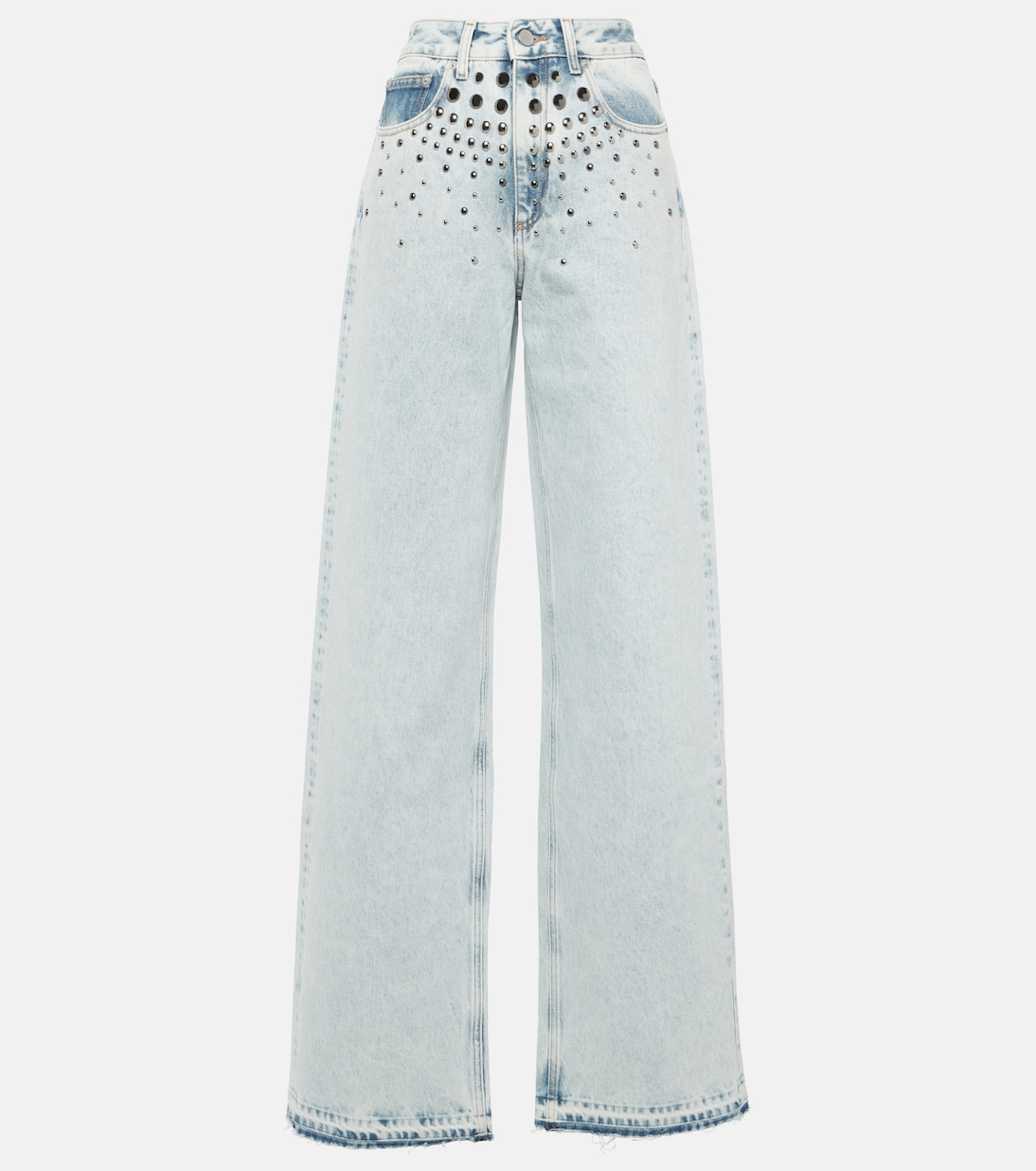 Verzierte Straight Jeans | Alessandra Rich