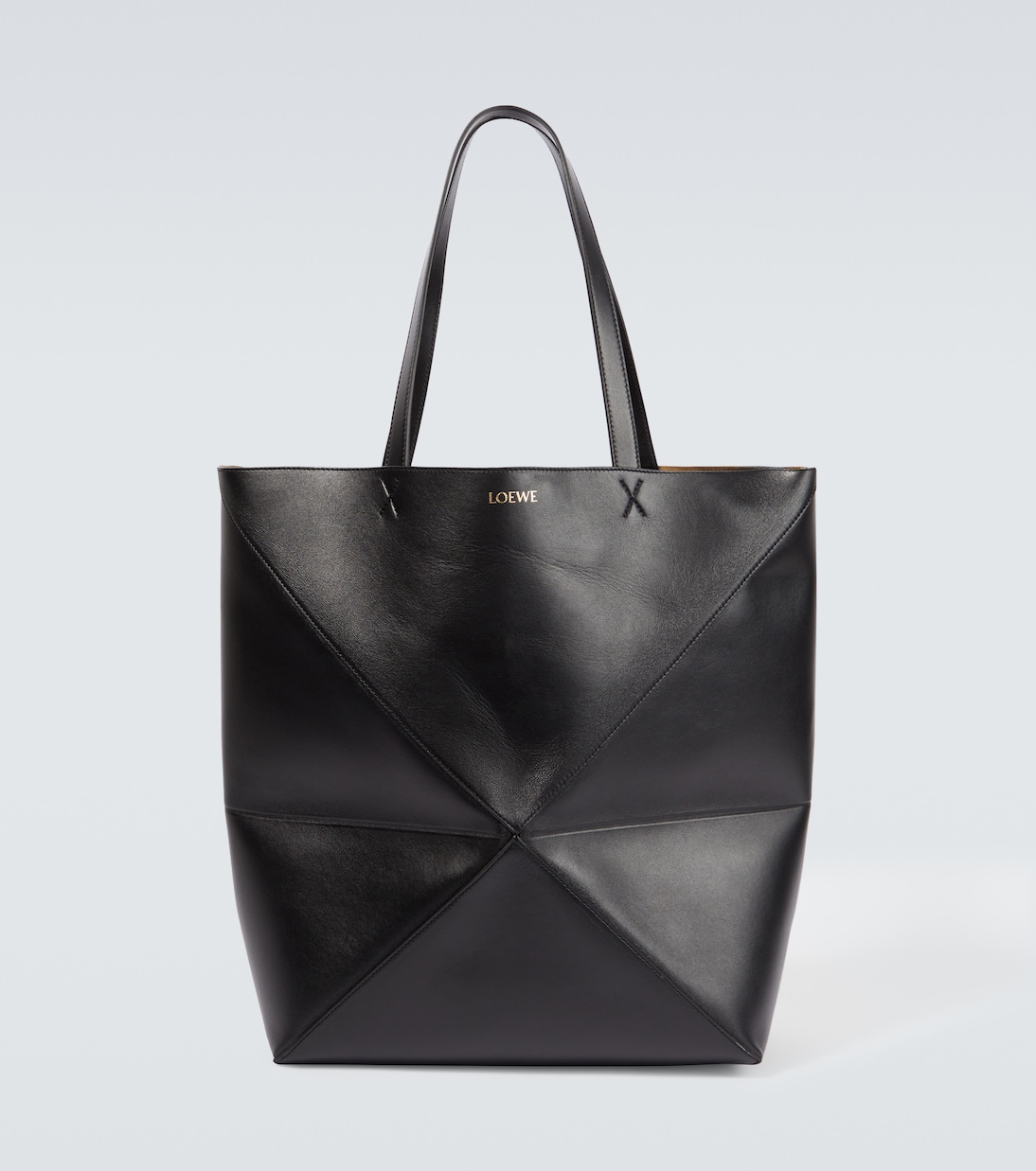 Tote Puzzle Fold XL aus Leder | Loewe