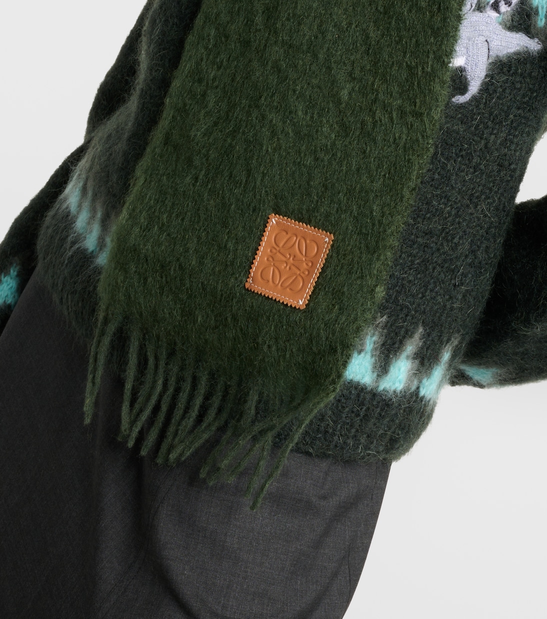 Sciarpa Anagram in mohair e lana | Loewe