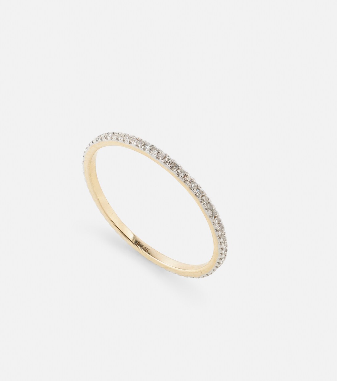 Anello in oro 10kt con diamanti - Eleganza giovane e moderna