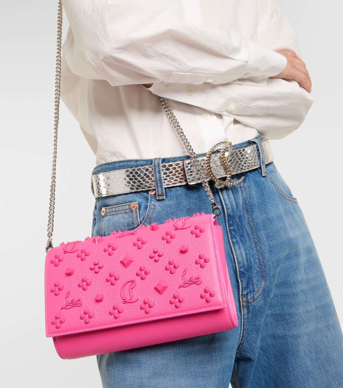 Pochette Paloma en cuir | Christian Louboutin