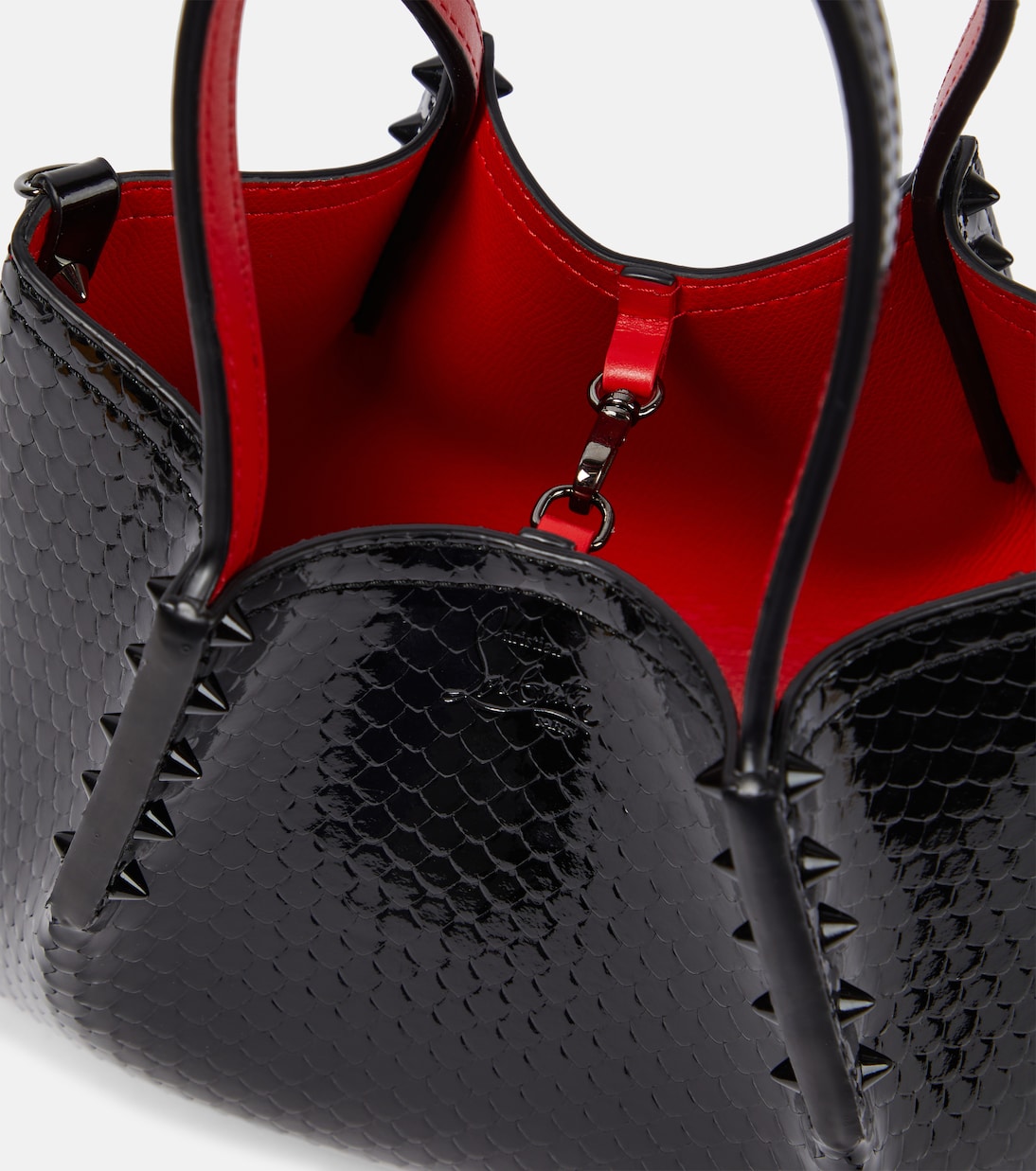 Borsa Cabarock Mini in vernice | Christian Louboutin