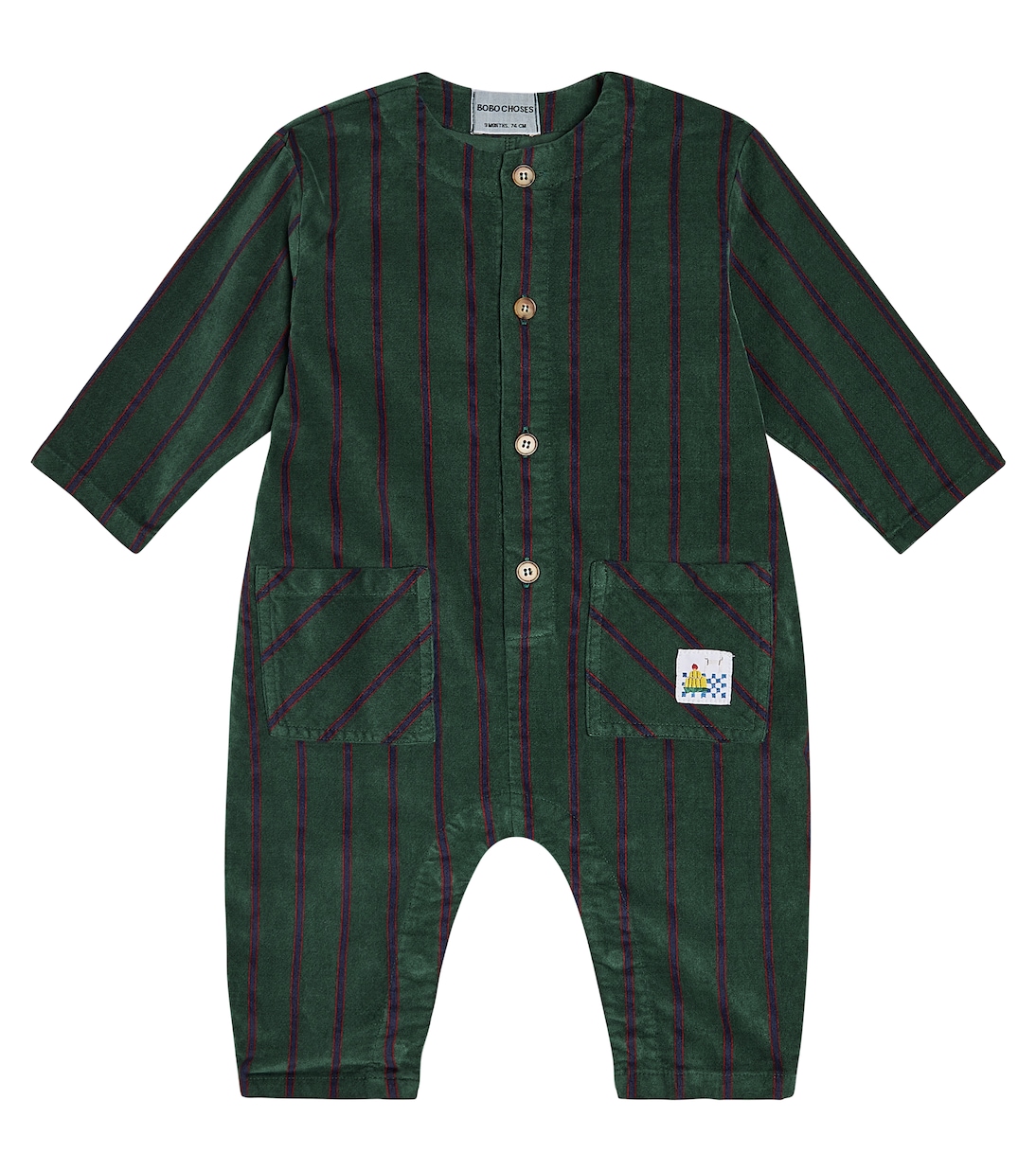 Baby - Salopette in velluto a righe | Bobo Choses