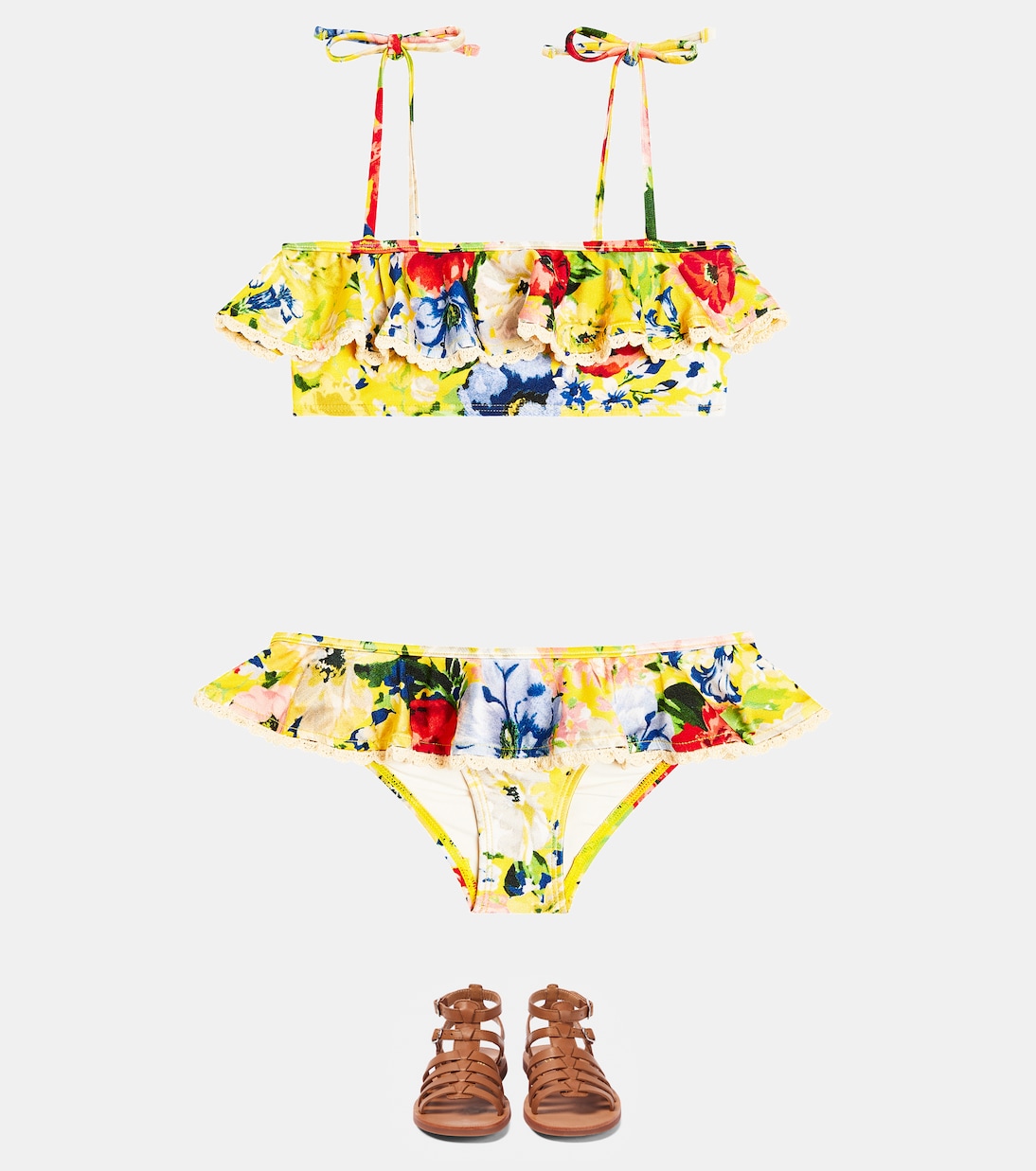 Bikini Aligh à fleurs | Zimmermann Kids