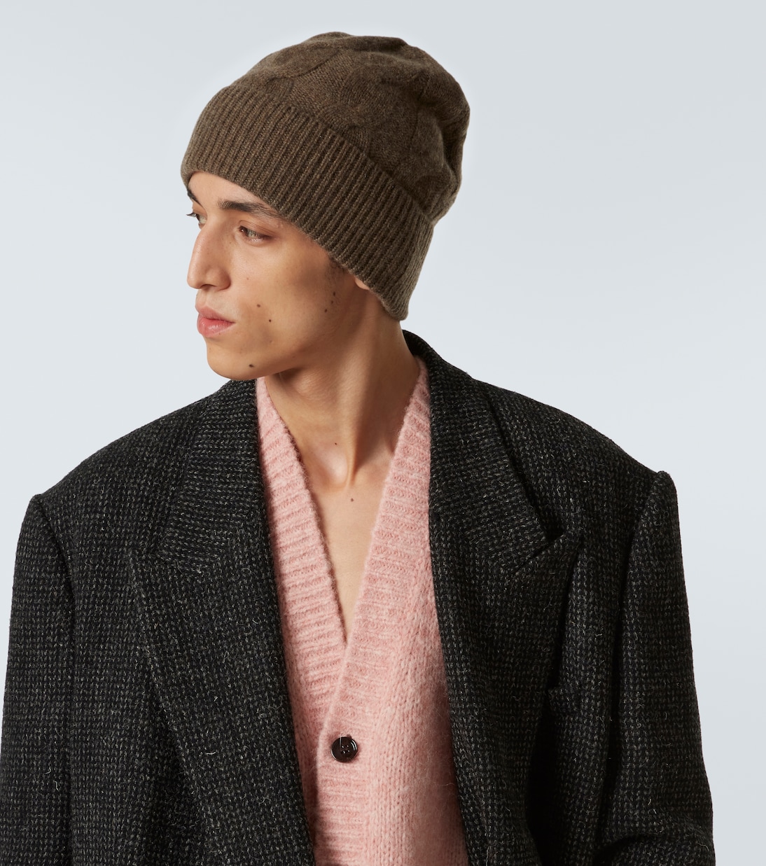 Berretto Abobo in cashmere a trecce | Le Kasha