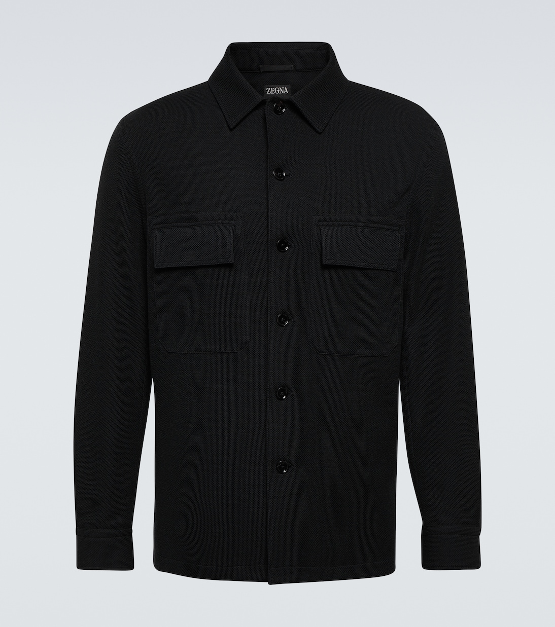 Hemdjacke aus Wolle und Baumwolle | Zegna