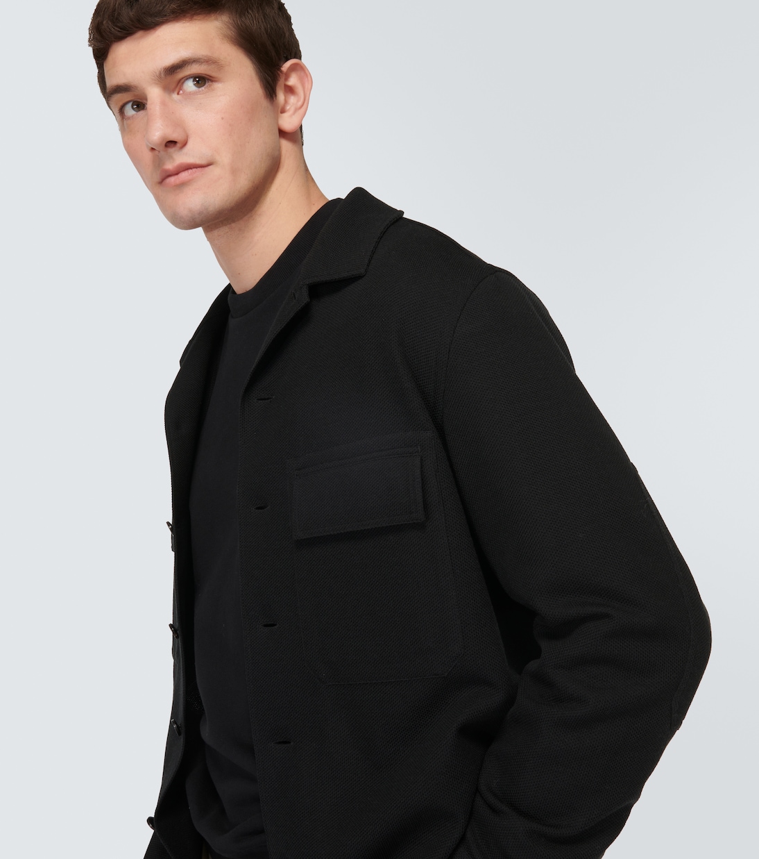 Hemdjacke aus Wolle und Baumwolle | Zegna