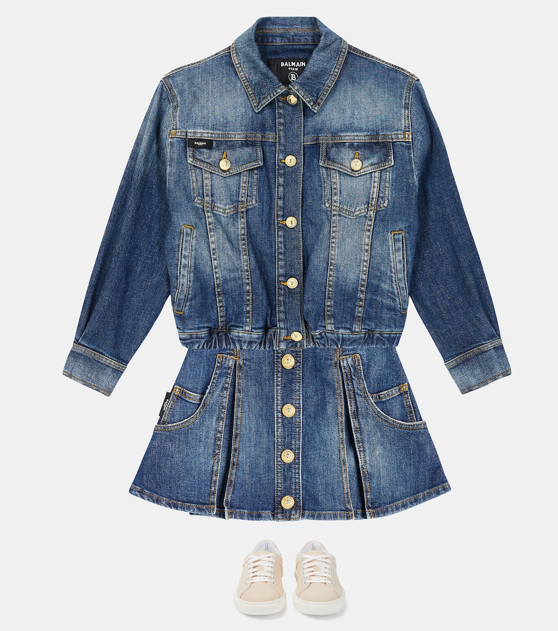 Jeansjacke | Balmain Kids
