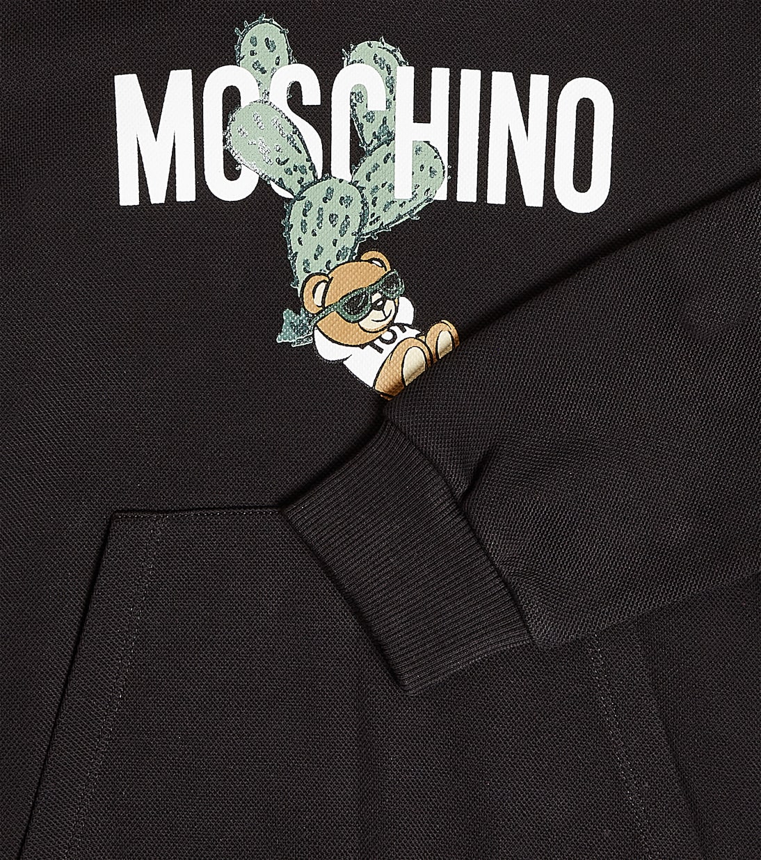 Teddy Bear cotton hoodie | Moschino Kids