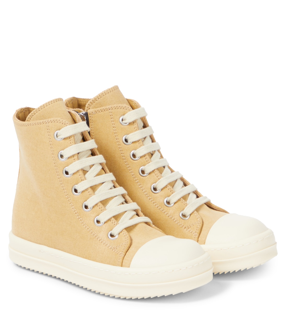 Denim high-top sneakers | Rick Owens Kids