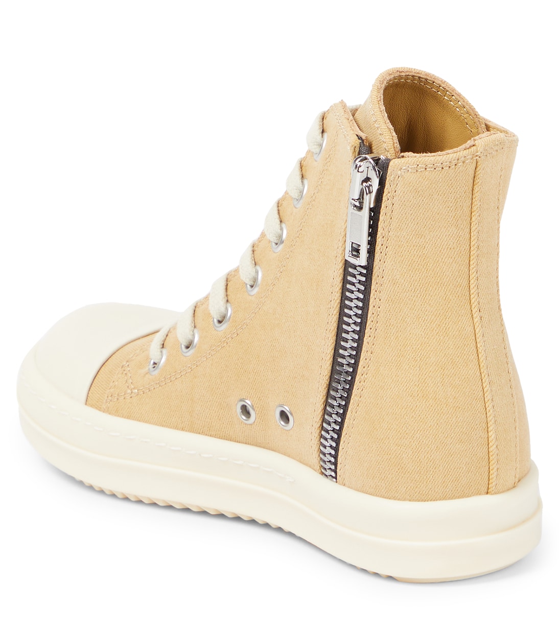 Denim high-top sneakers | Rick Owens Kids