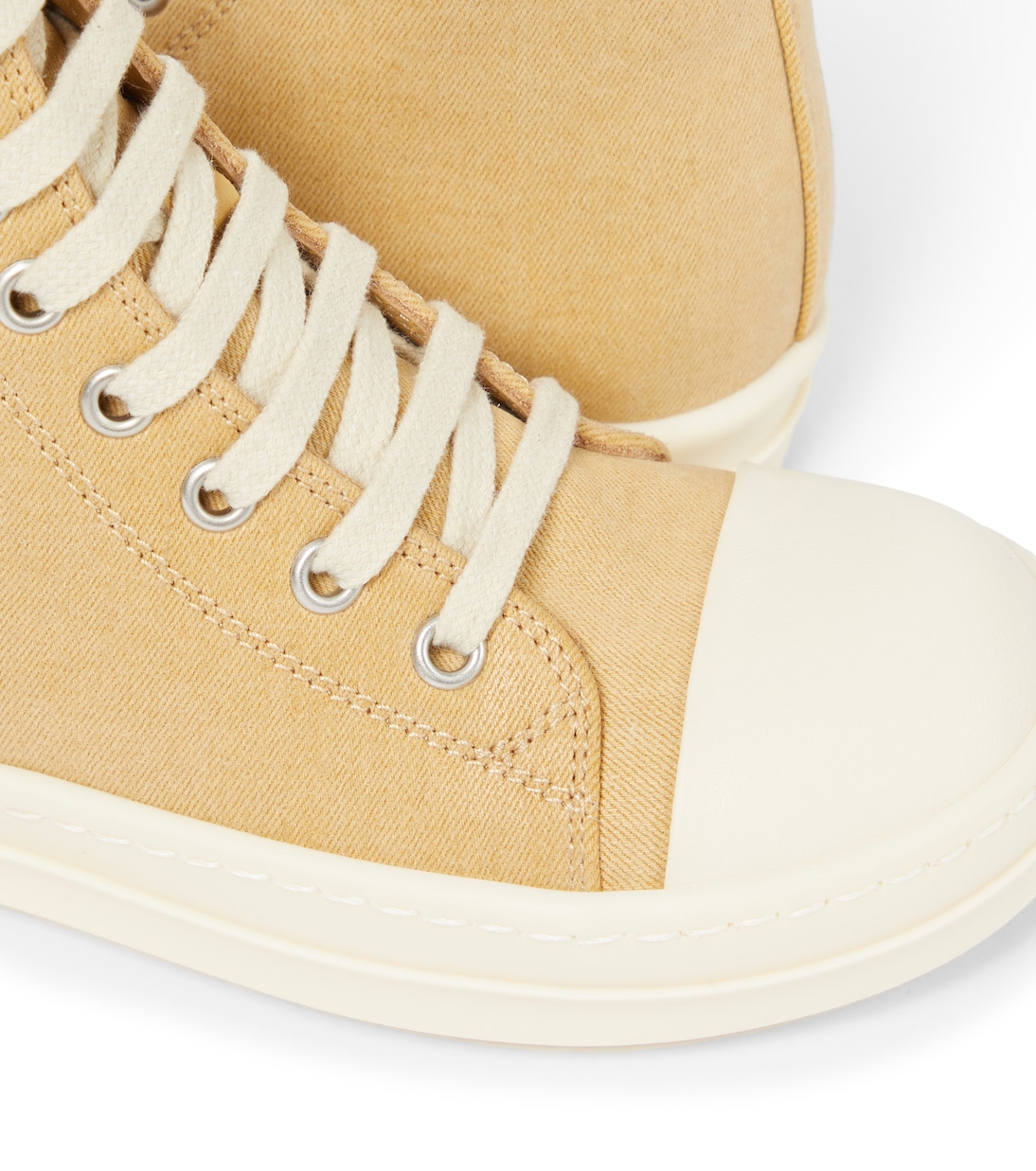 Denim high-top sneakers | Rick Owens Kids