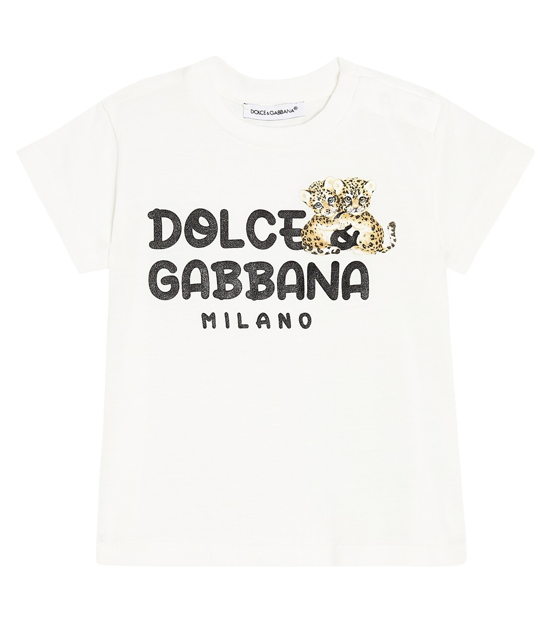 Baby - T-shirt in jersey di cotone con stampa | Dolce&Gabbana Kids