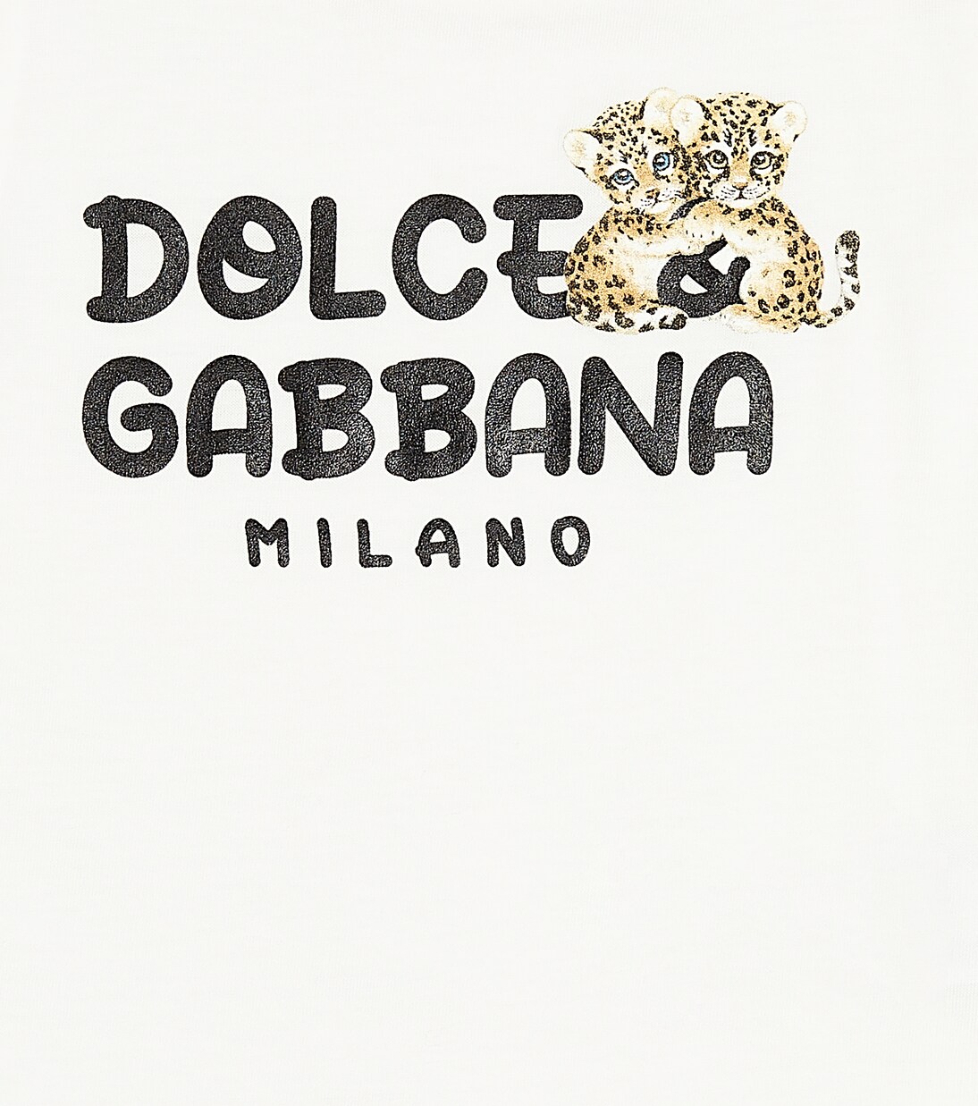 Baby - T-shirt in jersey di cotone con stampa | Dolce&Gabbana Kids