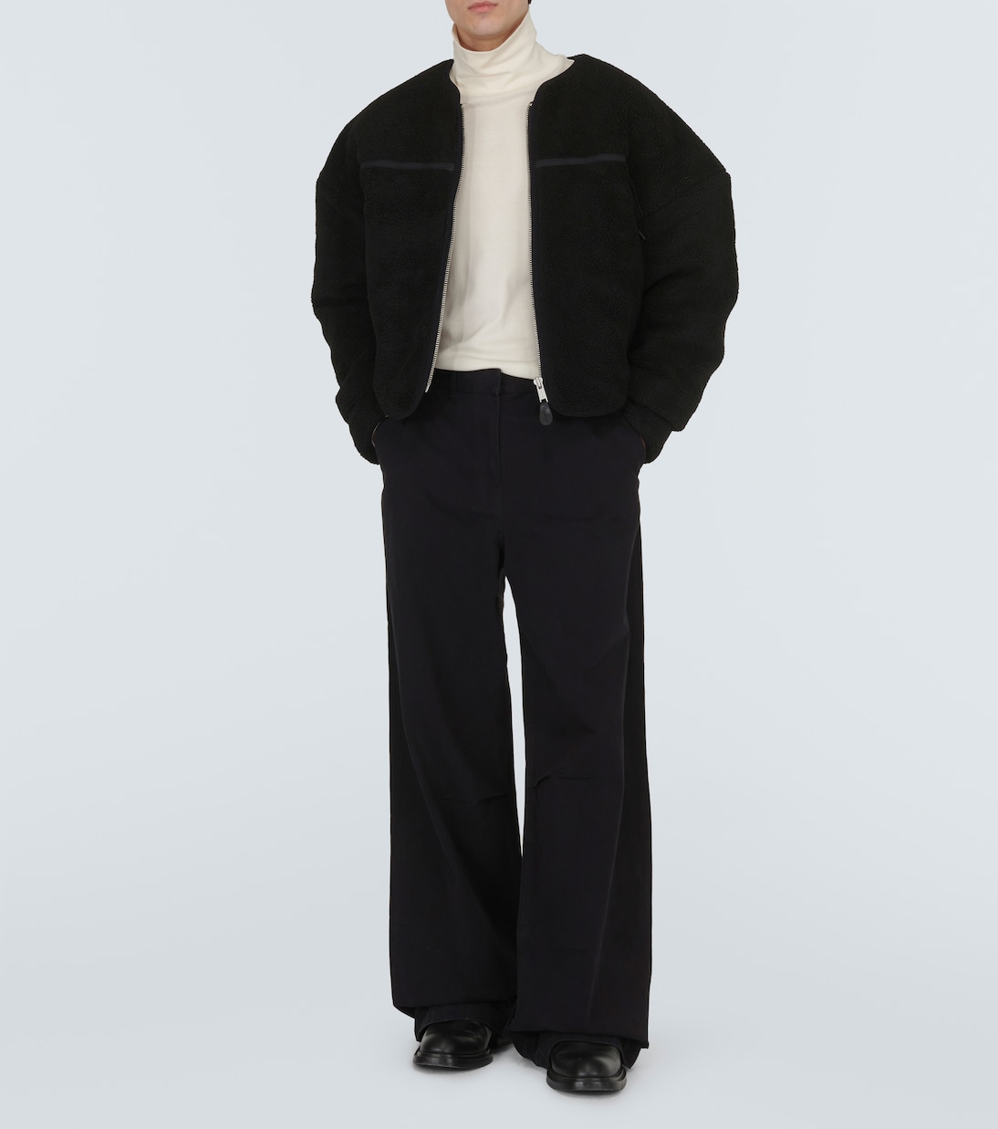 Weite Hose PM aus Baumwoll-Twill | Entire Studios