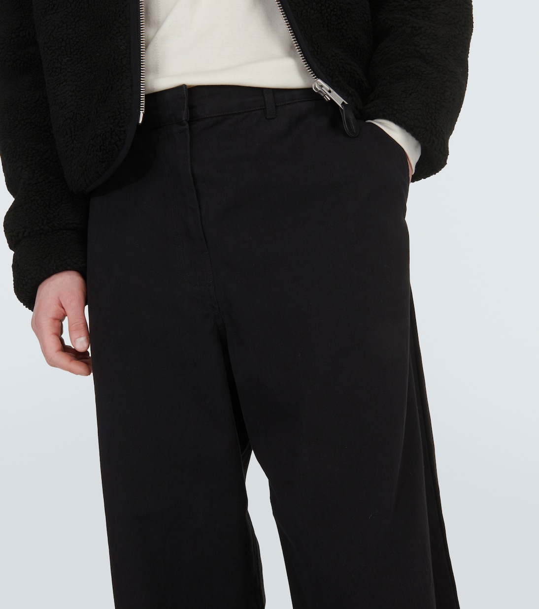 Weite Hose PM aus Baumwoll-Twill | Entire Studios