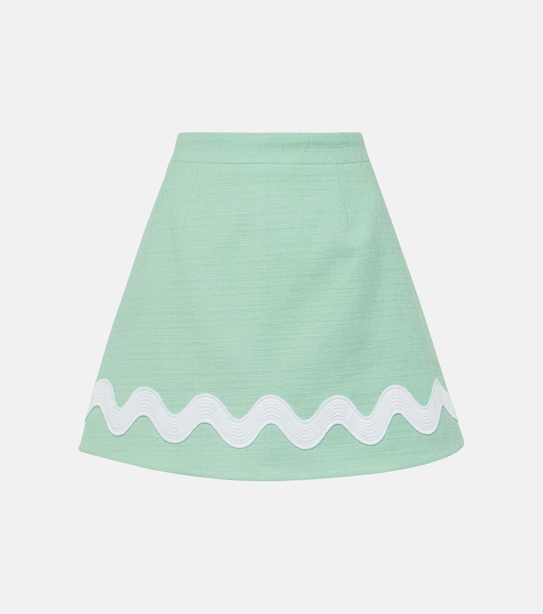 Minifalda de tweed de algodón | Patou
