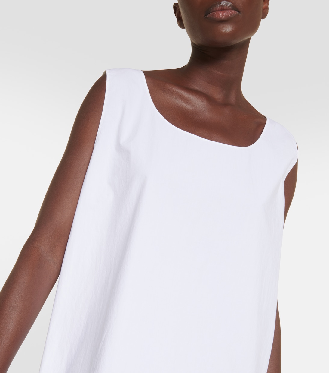 Vestido midi Janah de algodón | The Row
