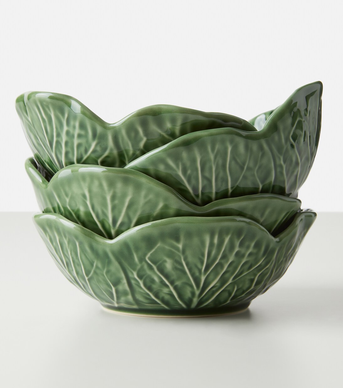 Cabbage set of 4 ceramic bowls | Bordallo Pinheiro