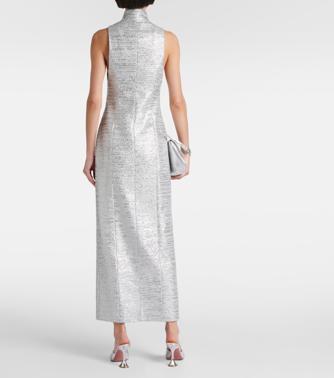 Abito midi in tweed di lurex® | Alessandra Rich