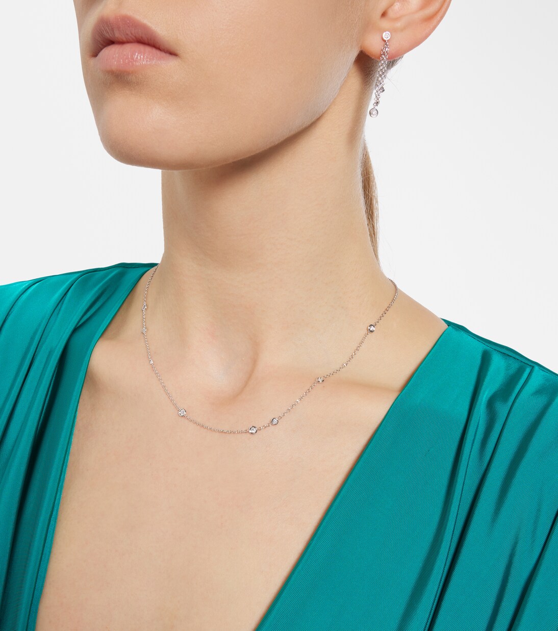 Collana in oro bianco 18kt con diamanti fluttuanti - Gioielli Bucherer per giovani