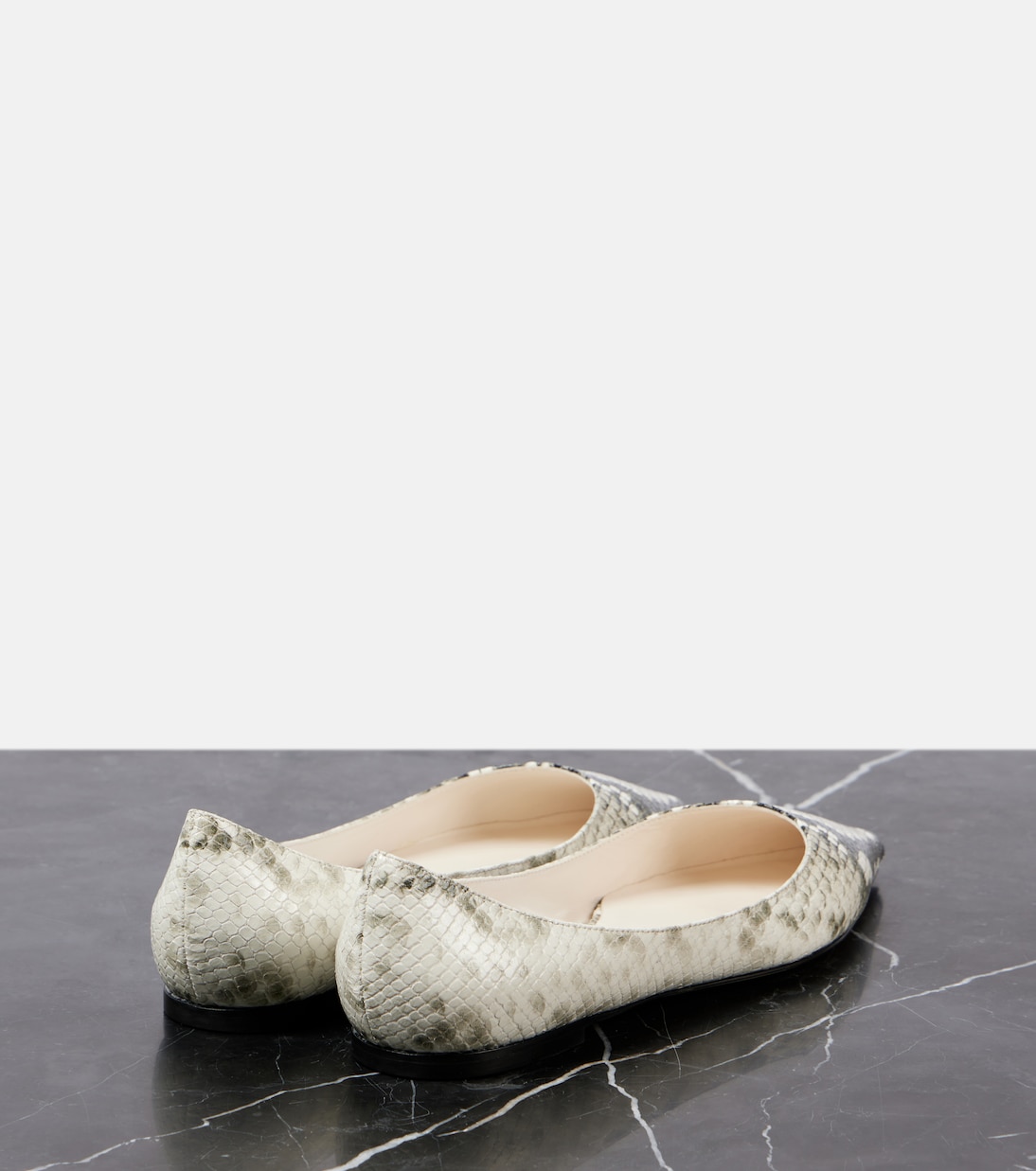 Ballerine Love in pelle stampata | Jimmy Choo