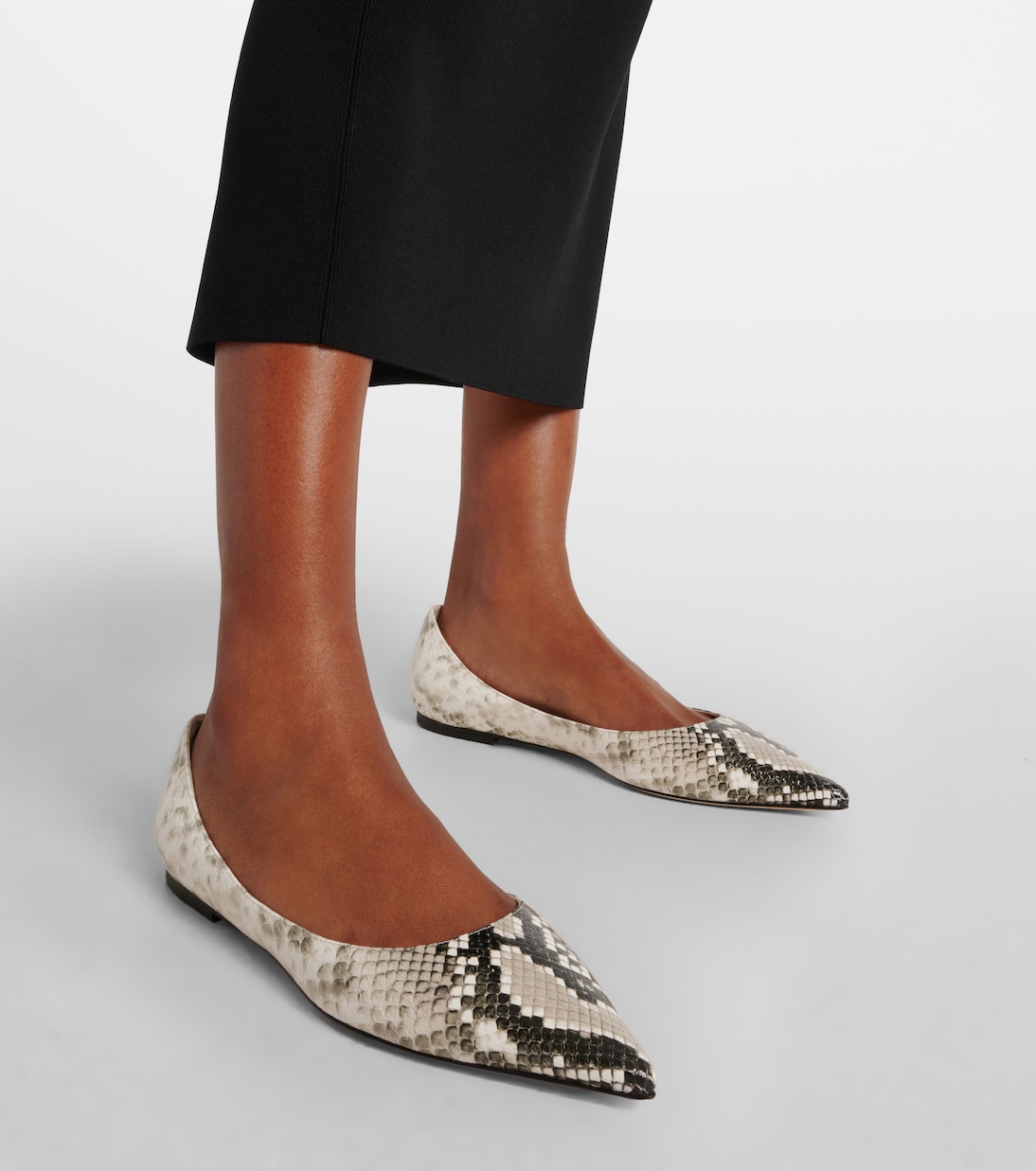 Ballerine Love in pelle stampata | Jimmy Choo