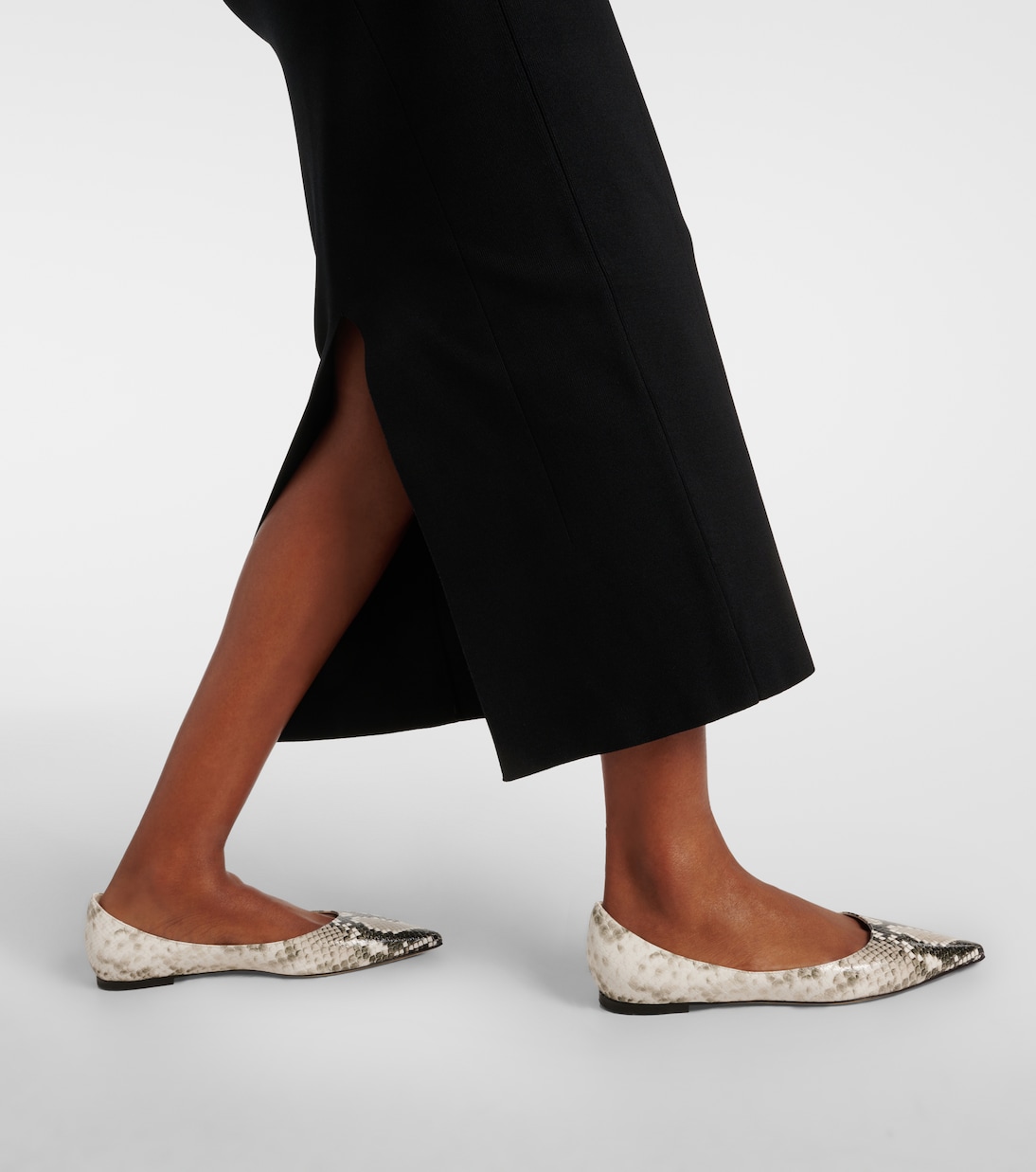 Ballerine Love in pelle stampata | Jimmy Choo