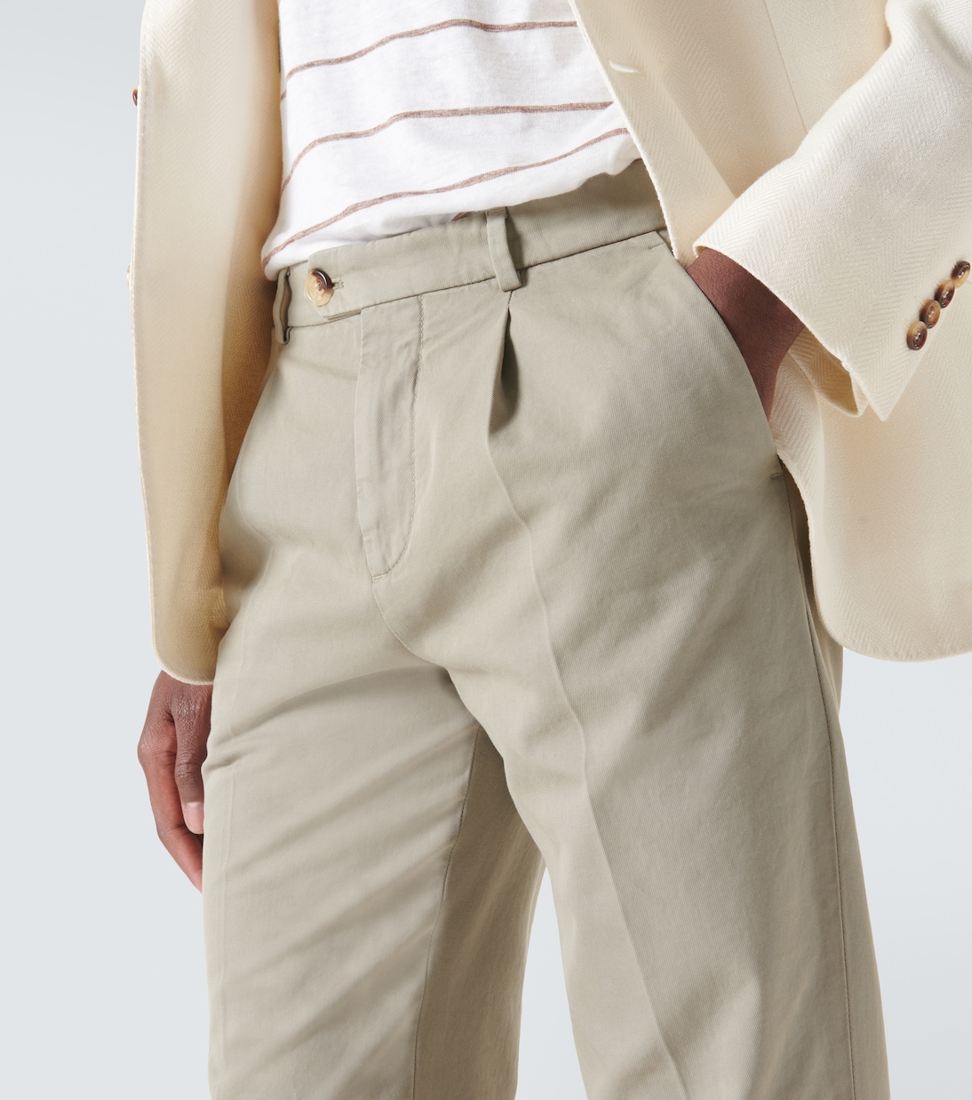 Gerade Hose aus Baumwolle | Brunello Cucinelli
