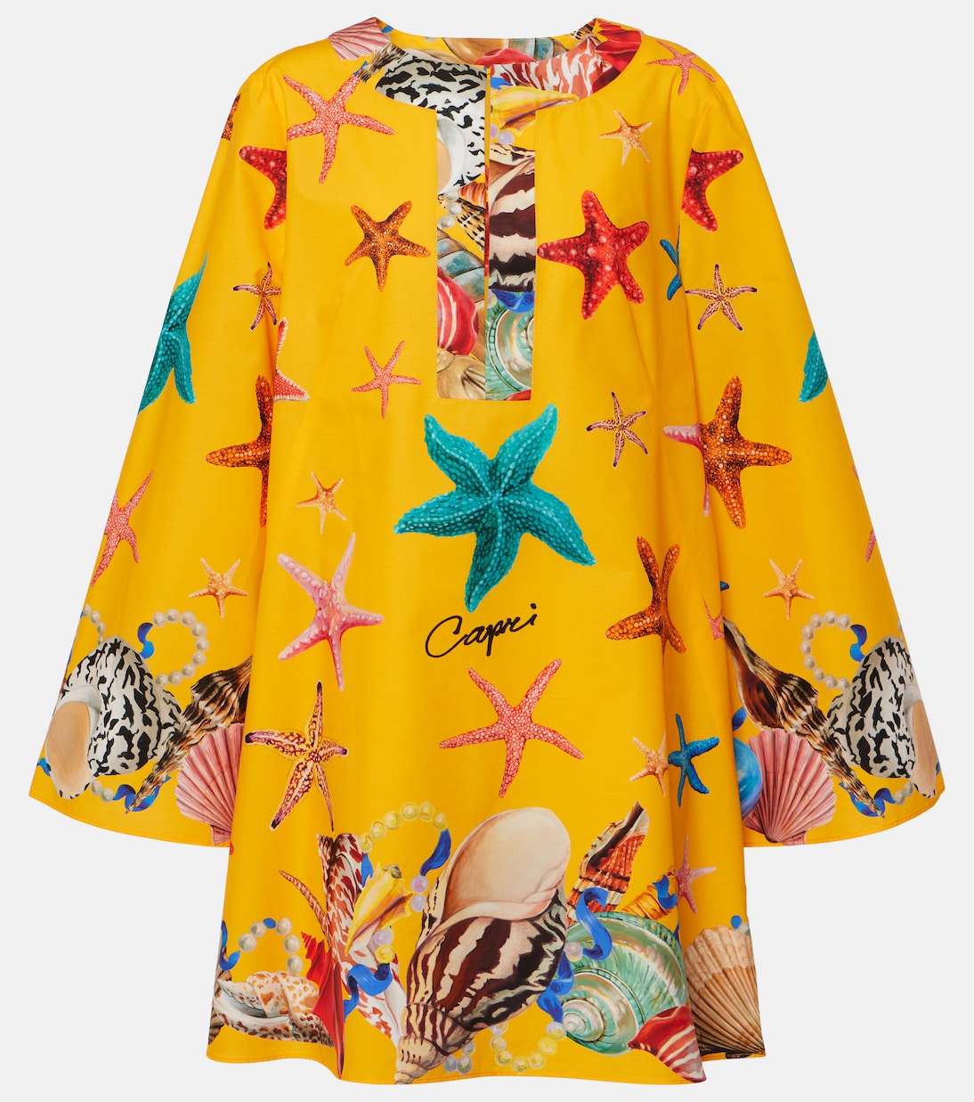 Capri printed cotton tunic | Dolce&Gabbana