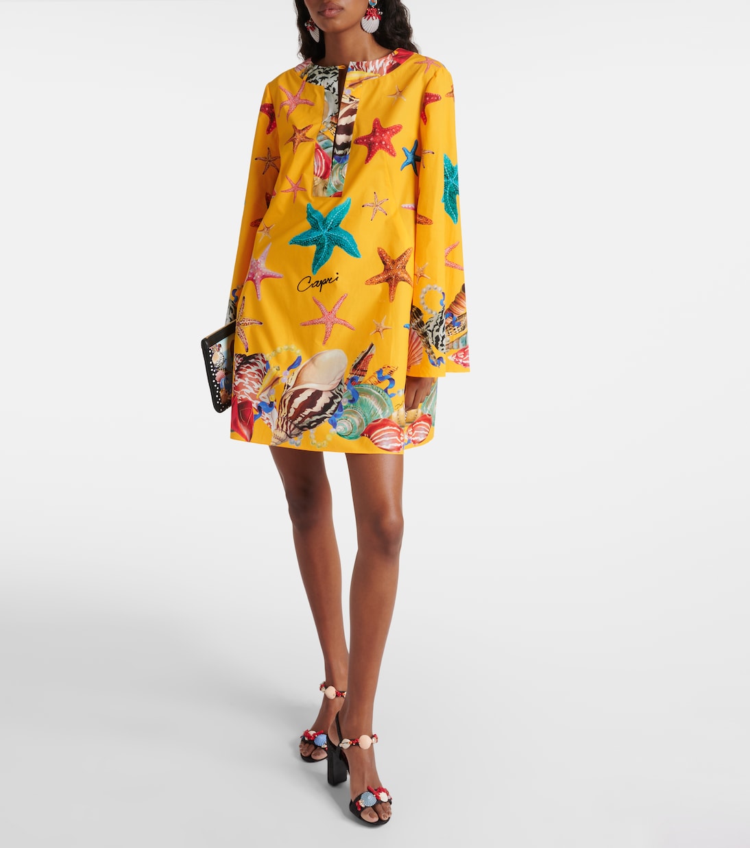 Capri printed cotton tunic | Dolce&Gabbana