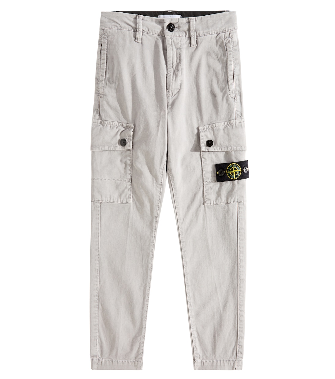Pantaloni tapered in cotone | Stone Island Junior