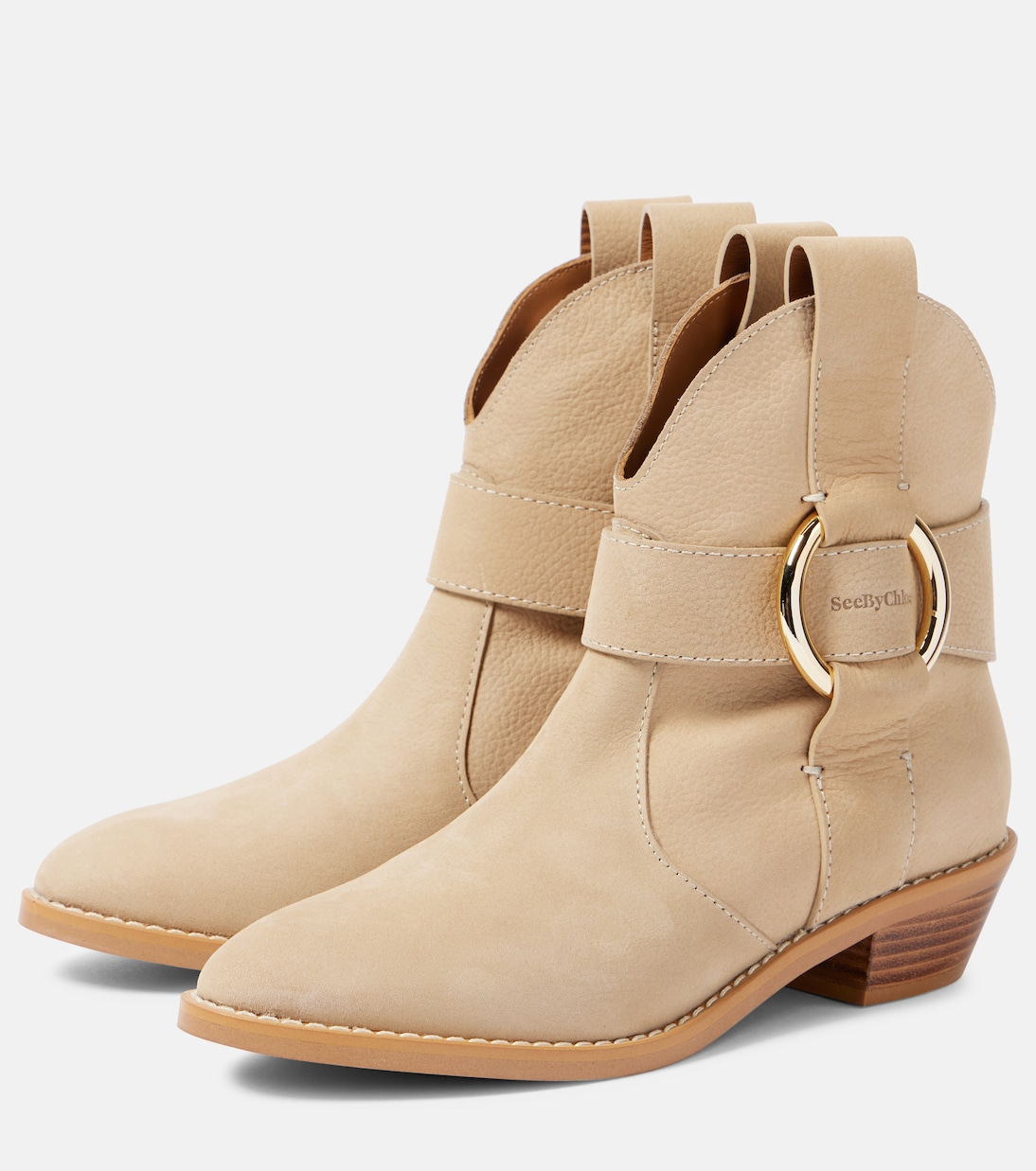 Bottines New Ring 40 en cuir | See By Chloé