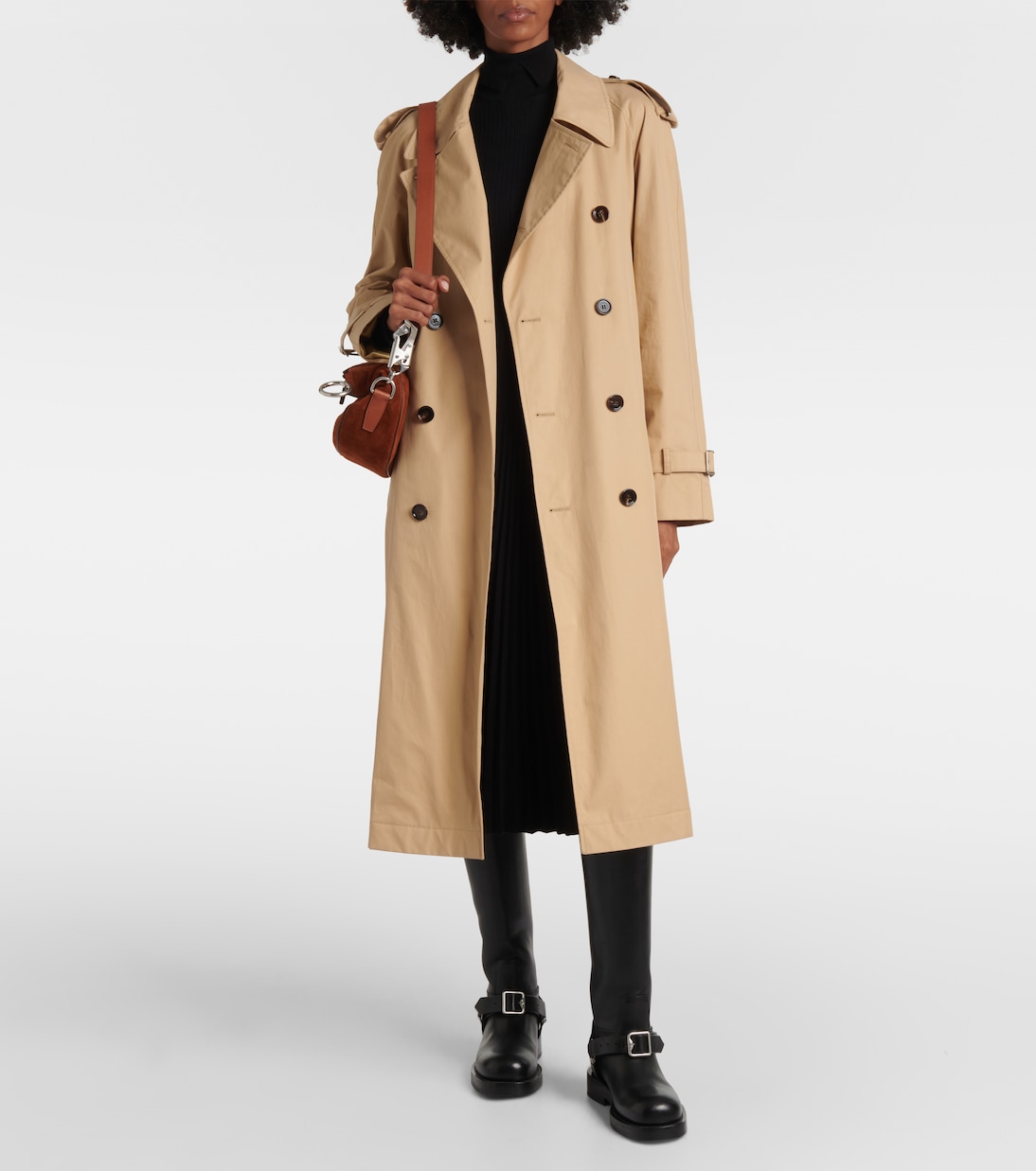 Sac Knight Small en daim | Burberry