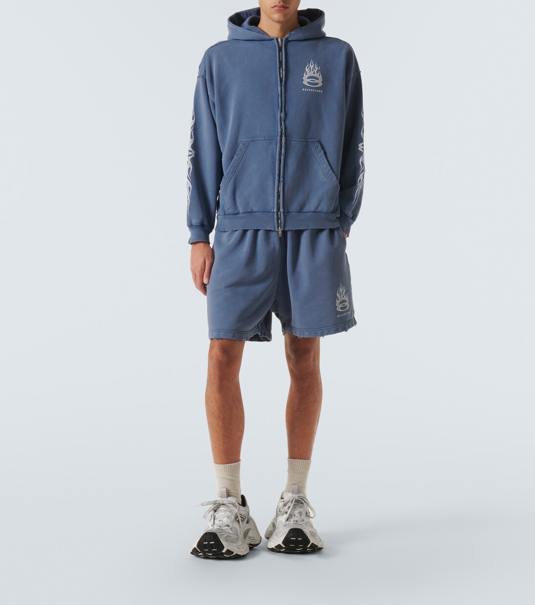 Kapuzenjacke Burning Unity aus Baumwolle | Balenciaga