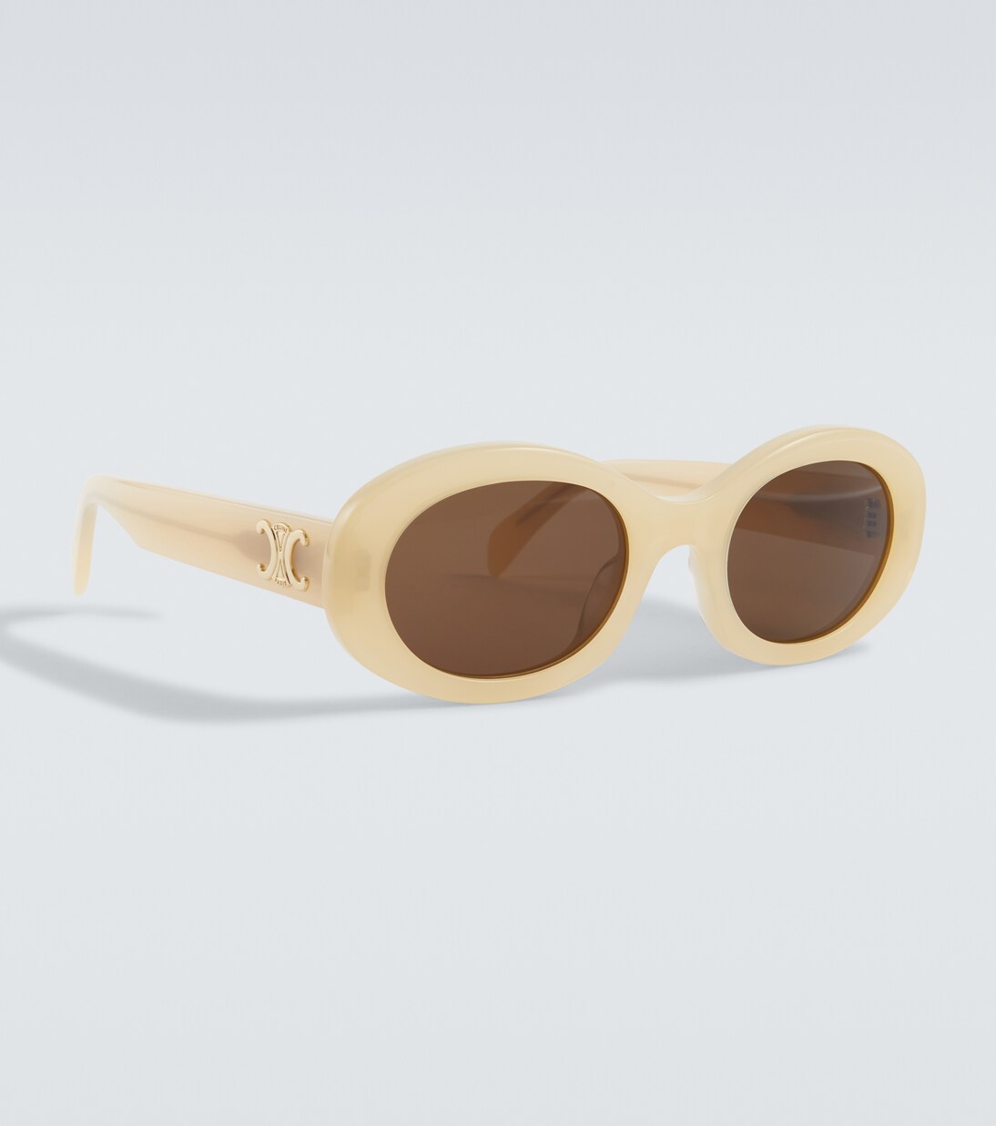 Triomphe 01 oval sunglasses | Celine Eyewear