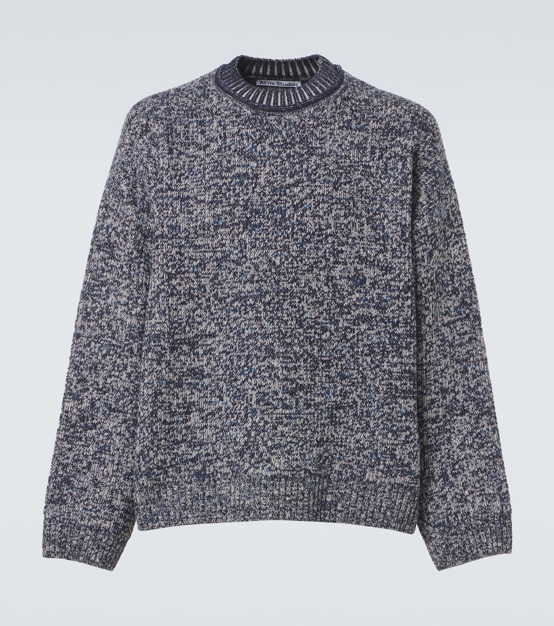 Pullover in jacquard di misto lana lamé  | Acne Studios
