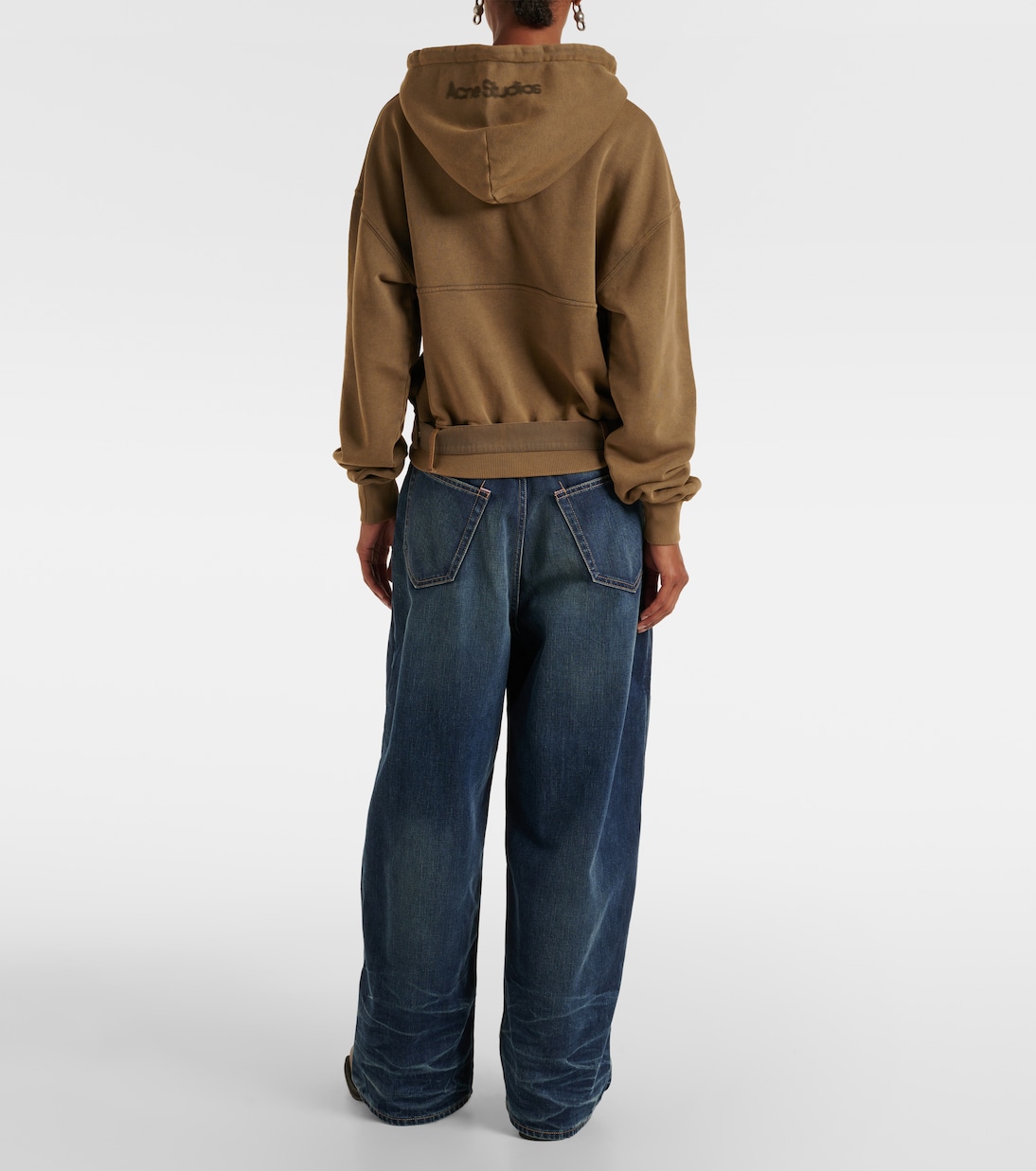 Sweat-shirt à capuche en coton | Acne Studios