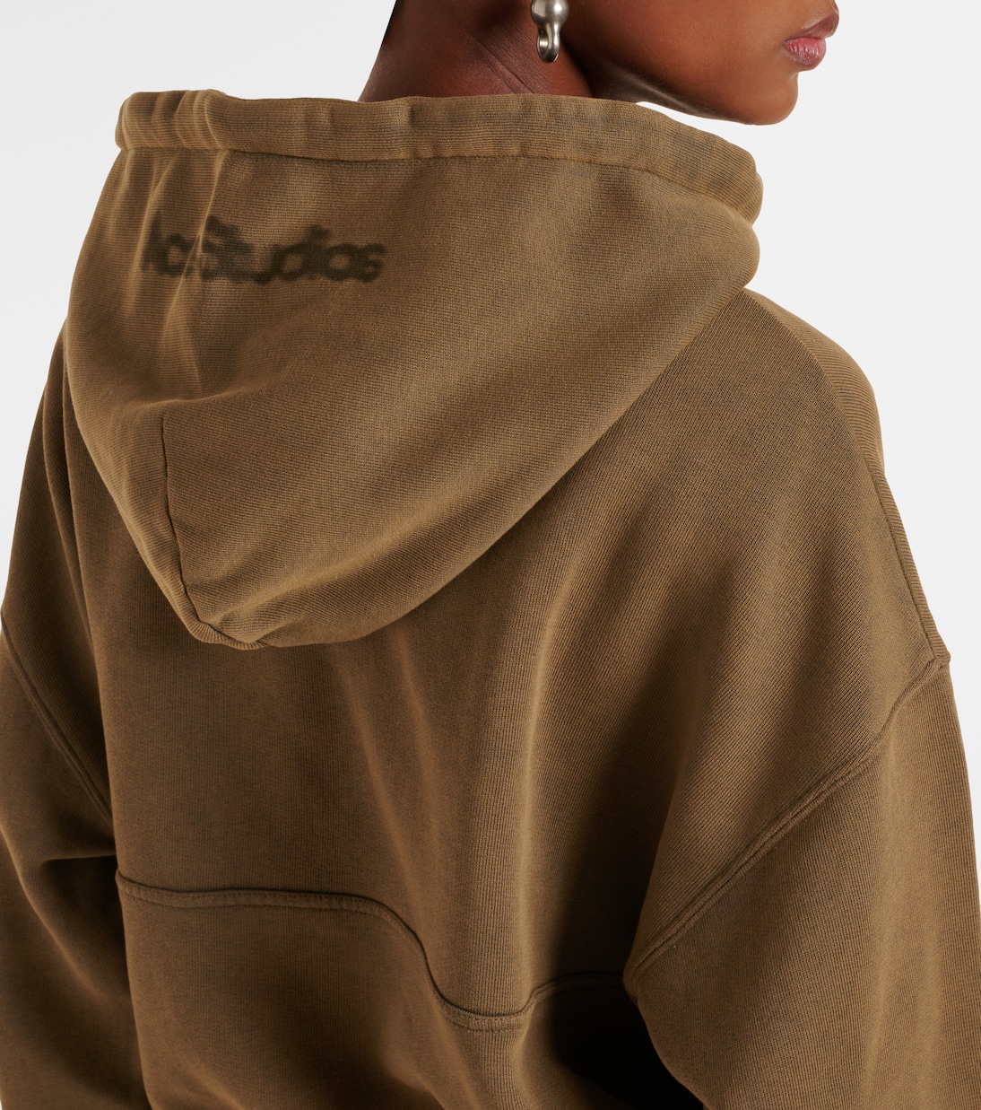 Sweat-shirt à capuche en coton | Acne Studios